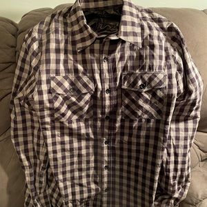 NWOT ISAORA Black/Gray Flannel Jacket